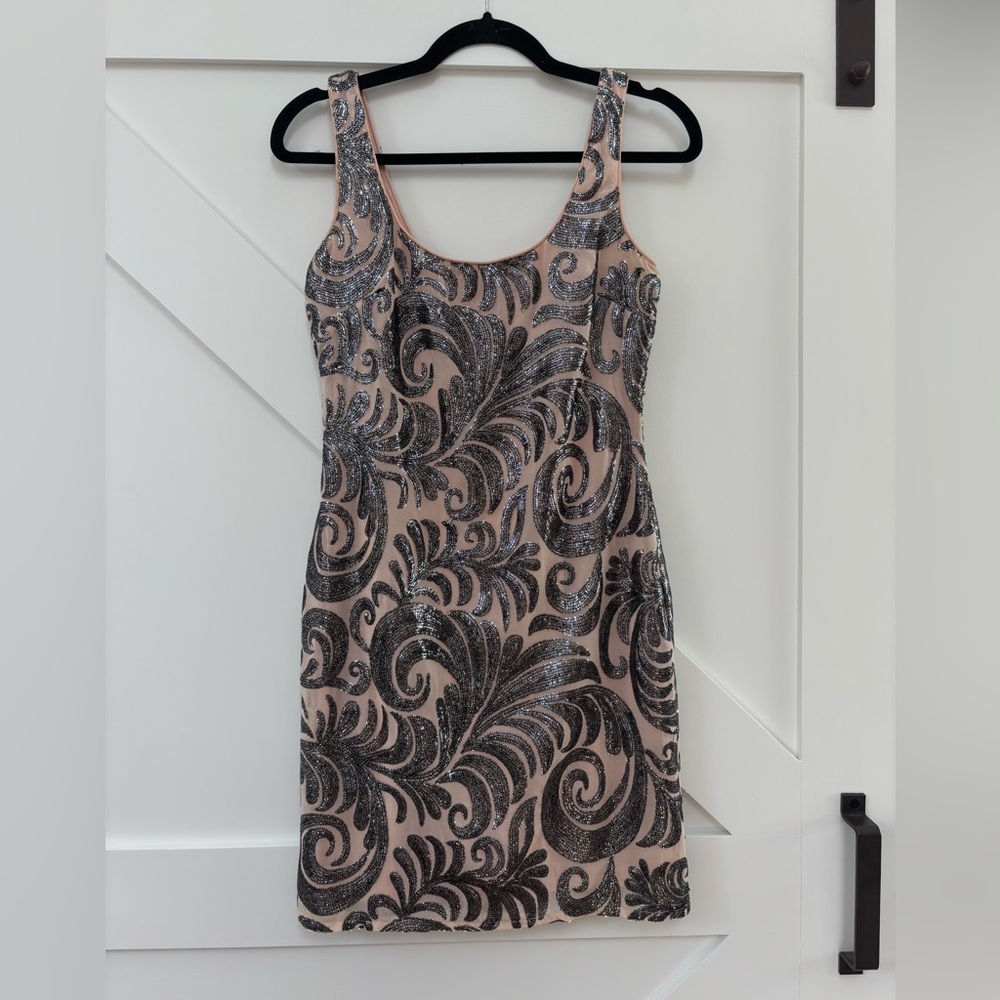 Jump Black and Cream Mini Dress
